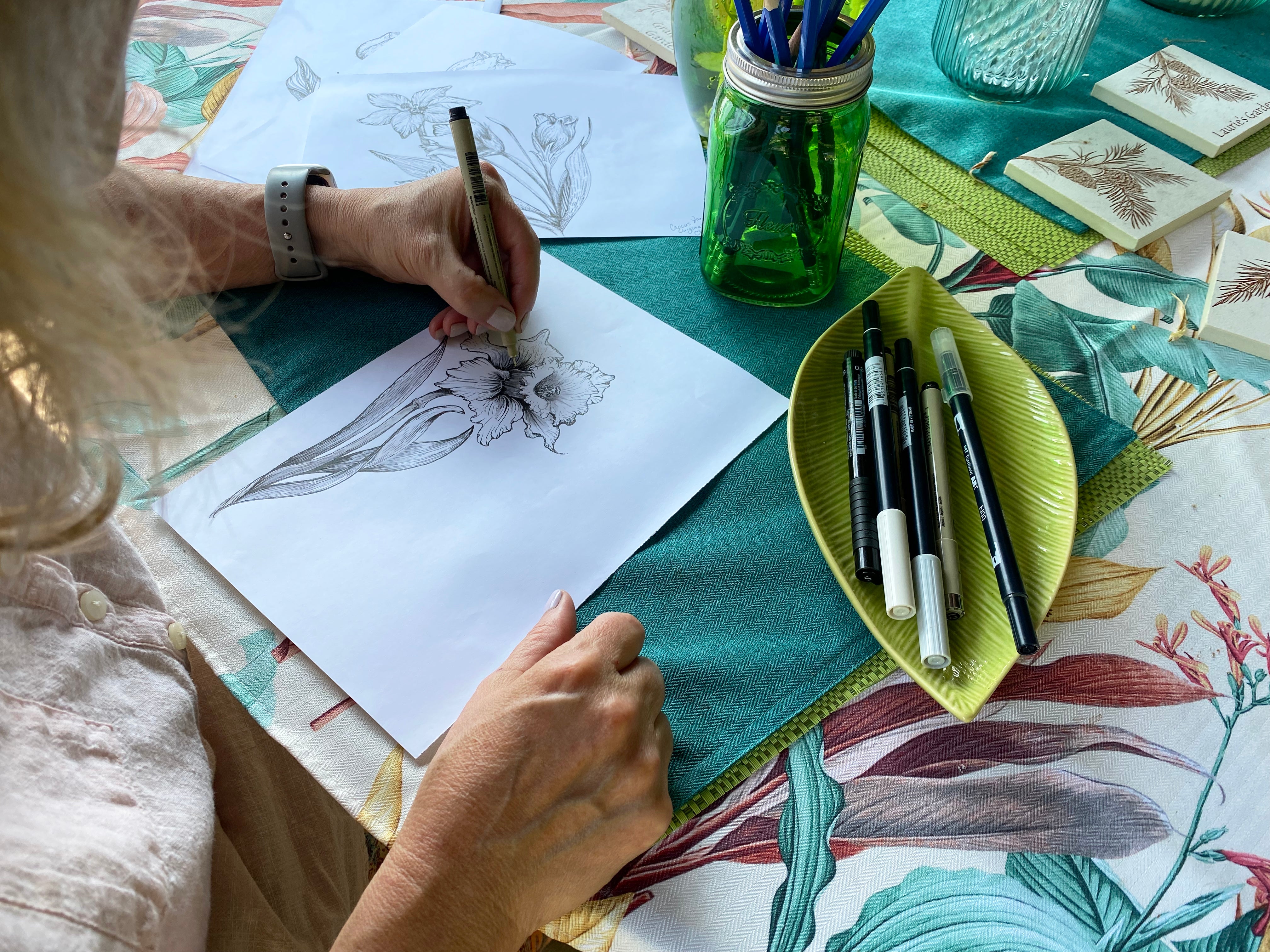 Sunflower Art Tile