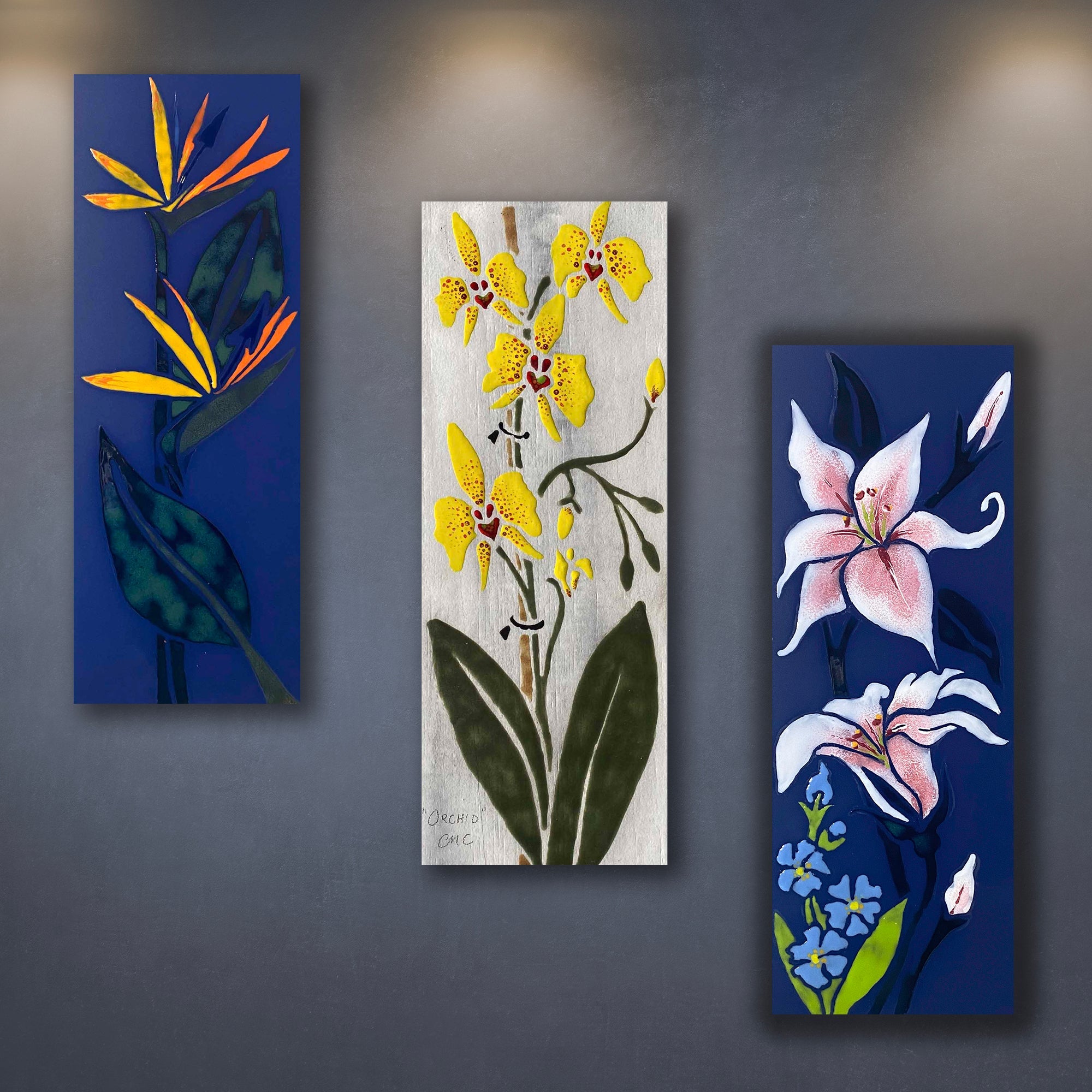 Colours Portfolio | Stargazer Lily/Forget-Me-Nots | Artist Original