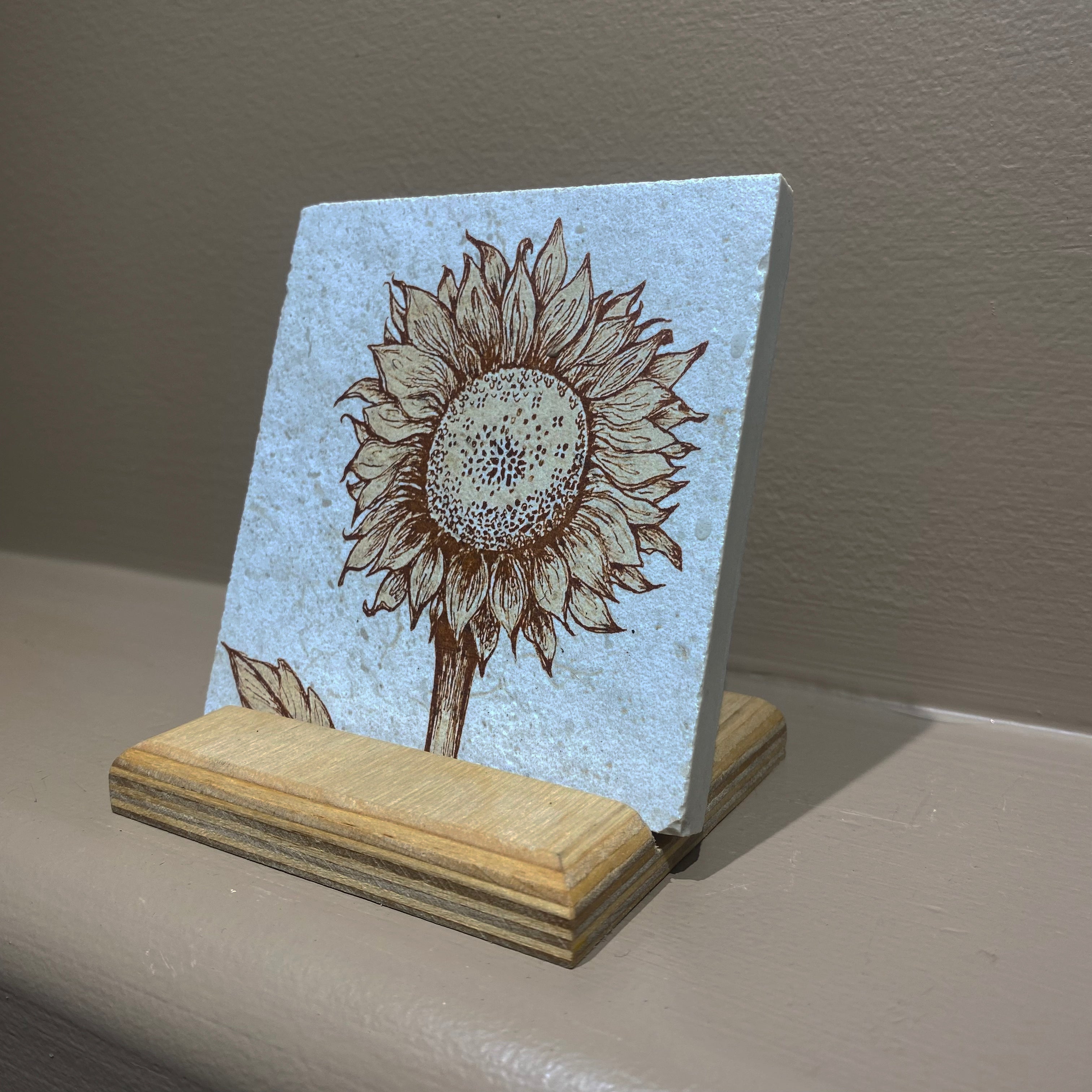 Poinsettia Art Tile